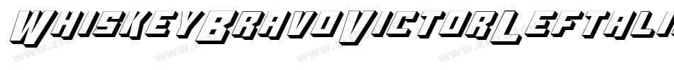 WhiskeyBravoVictorLeftalic-XwZ2字体转换