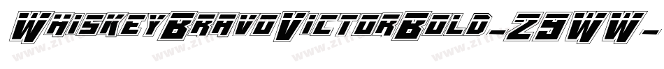 WhiskeyBravoVictorBold-29WW字体转换