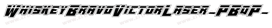 WhiskeyBravoVictorLaser-PBqP字体转换