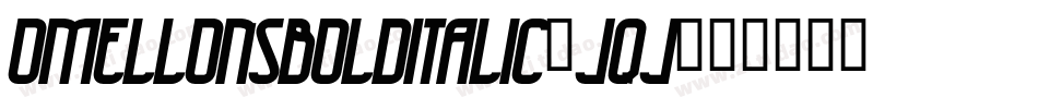 OmellonsBolditalic-Jqj字体转换