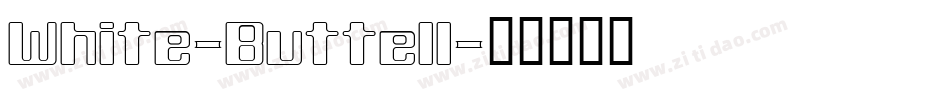 White-Buttell字体转换