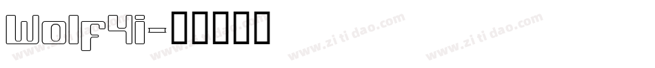 Wolf4i字体转换