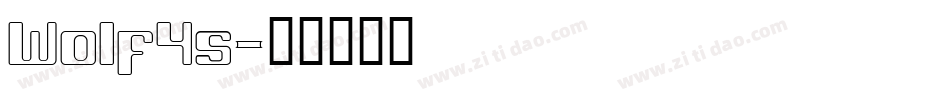 Wolf4s字体转换