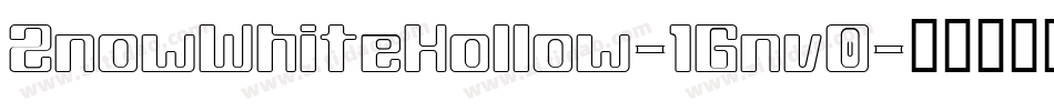 ZnowWhiteHollow-1Gnv0字体转换