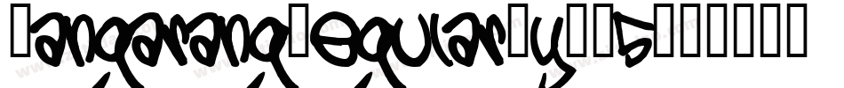 BangarangRegular-yPO5字体转换