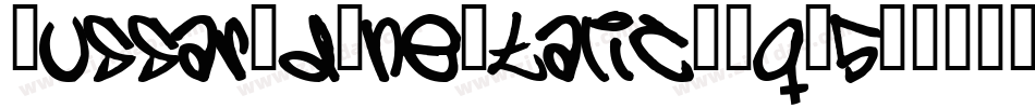 Hussar3dOneItalic-9qE5字体转换