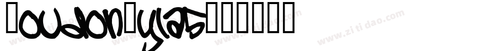 Loudon-yla5字体转换