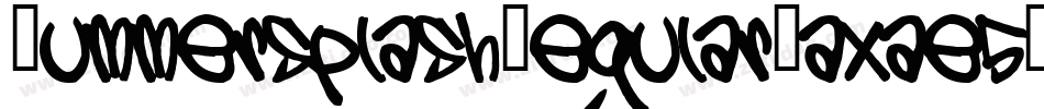 SummersplashRegular-axae5字体转换