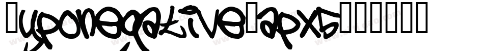 Typonegative-apx5字体转换