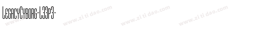 LegacyCyborg-L33p3字体转换