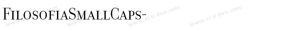 FilosofiaSmallCaps字体转换