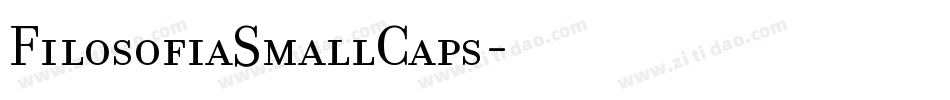 FilosofiaSmallCaps字体转换
