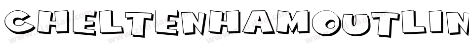 CheltenhamOutlineShadow字体转换