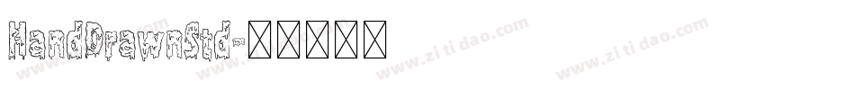 HandDrawnStd字体转换