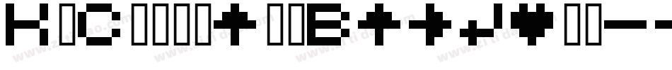 KrCrystalsBadgers-d5pX字体转换