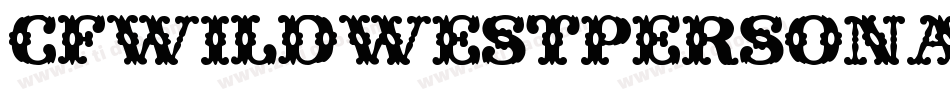 CfWildWestPersonalRegular-qVl2字体转换