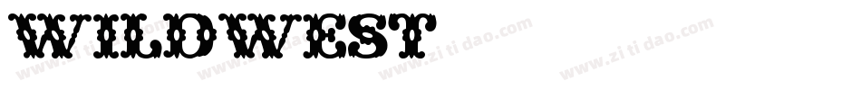 WildWest字体转换