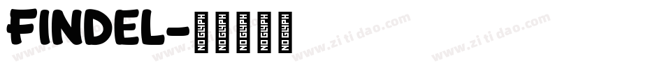 FINDEL字体转换