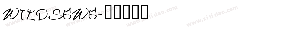 WILDSEWE字体转换