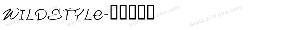 Wildstyle字体转换