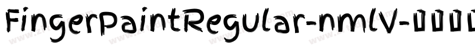 FingerPaintRegular-nmlV字体转换