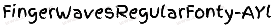 FingerWavesRegularFonty-AYl7字体转换