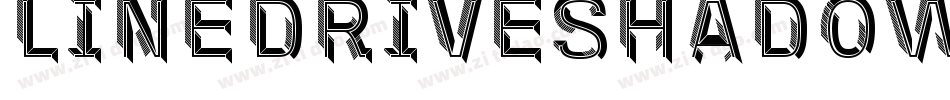 LineDriveShadow字体转换