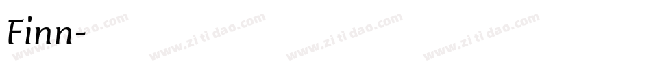 Finn字体转换