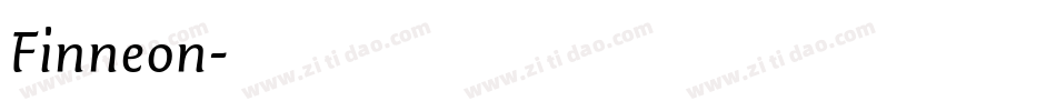 Finneon字体转换