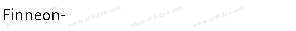 Finneon字体转换