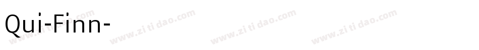 Qui-Finn字体转换