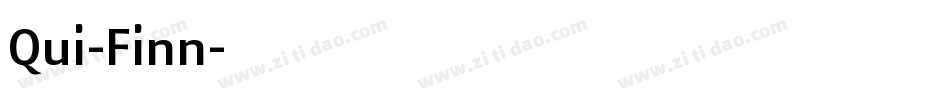 Qui-Finn字体转换