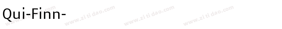 Qui-Finn字体转换