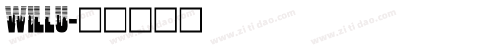 WILLU字体转换