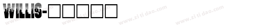 Willis字体转换