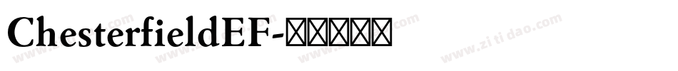 ChesterfieldEF字体转换