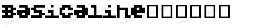 Basicaline字体转换