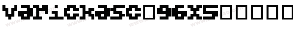 Varickasc-96x5字体转换