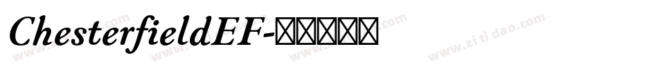 ChesterfieldEF字体转换