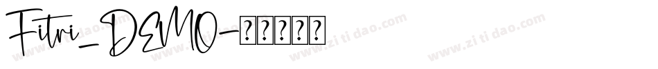 Fitri_DEMO字体转换