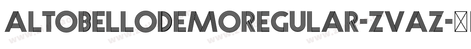 AltobellodemoRegular-ZvaZ字体转换
