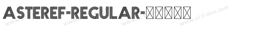AsterEF-Regular字体转换