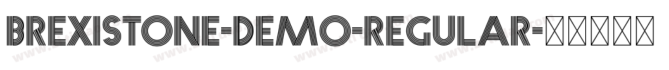 BrexiStone-DEMO-Regular字体转换