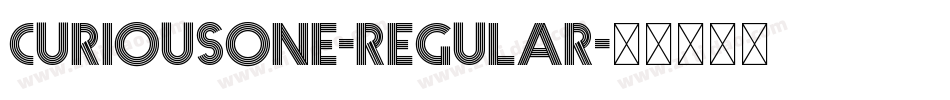 Curiousone-Regular字体转换 Curiousone-Regular字体转换