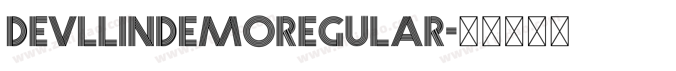 DevllinDEMORegular字体转换