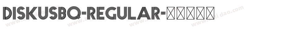 DiskusBQ-Regular字体转换