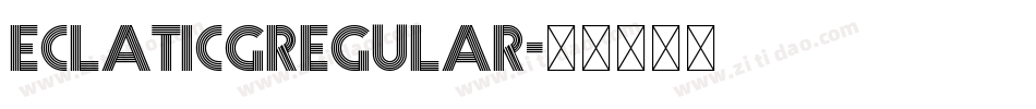 EclatICGRegular字体转换