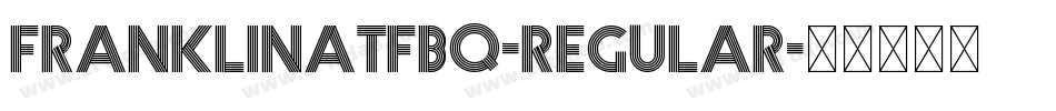 FranklinATFBQ-Regular字体转换