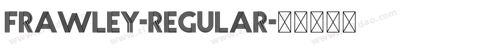 Frawley-Regular字体转换