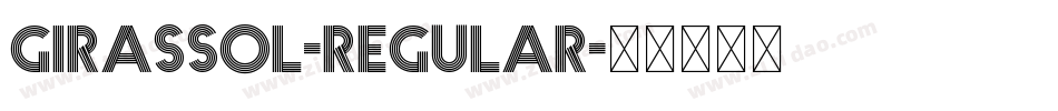 Girassol-Regular字体转换